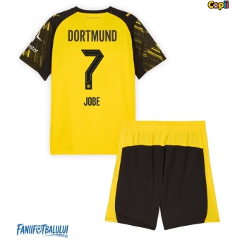 Borussia Dortmund Jobe Bellingham #7 Echipament de Fotbal Replică 2025-26 Copii Acasa (+ Șorturi)